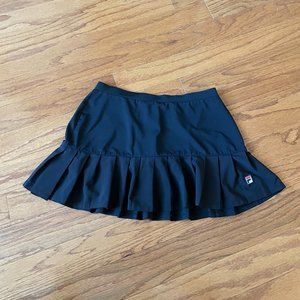 Fila Black Pleated Tennis Skirt/Skort